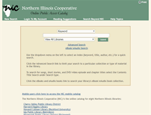 Tablet Screenshot of niclibraries.org